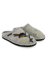 PANTOFOLE AUTUNNO/INVERNO UNISEX  GRIGIO